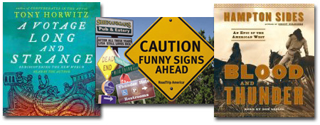 Package #2 -- Prize Package #2: Two great audio books and funny sign book