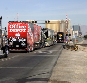 Just North of Sunset -- Mandalay Bay Hotel in background