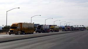 Approaching Tropicana Avenue