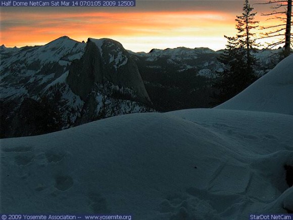 Courtesy of Yosemite webcam
