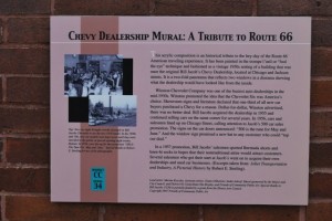 A Tribute to Route 66 (plaque)