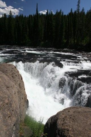 waterfall, idaho, camping