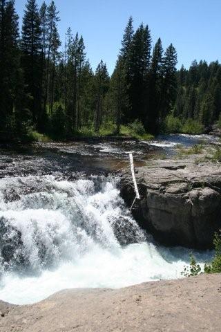 waterfall, idaho, camping