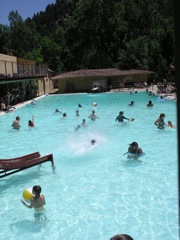 Plunge into cool refreshment at  Eldorado Springs Resort and Pool, CO