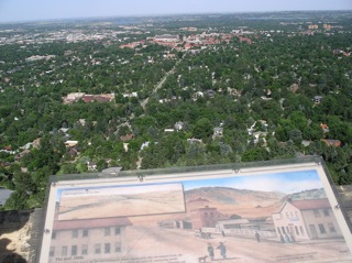 The view of Boulder, CO,  looks fine from here!