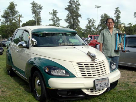 Manny Mendoza and his AwardWinning PT Cruiser First Place 1980 and Newer Manny Mendoza and his AwardWinning PT Cruiser First Place 1980 and Newer
