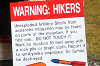 Warning for Hikers