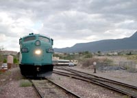 Diesel locomotive in Verde Canyon