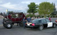 Stagecoach ^ CHP cruiser