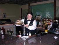 The bar at Furnace Creek Inn