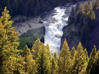 Lower Mesa Falls on Henry's Fork