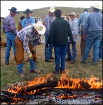 Branding fire