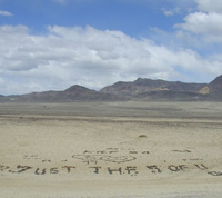 Desert grafitti