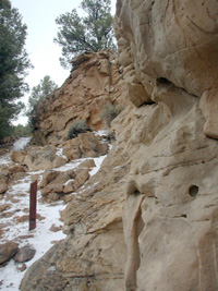 Hickison petroglyph cliff