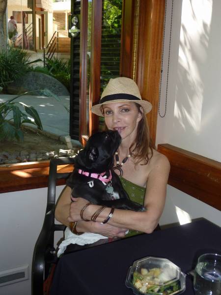 The author and Pheobe Rose