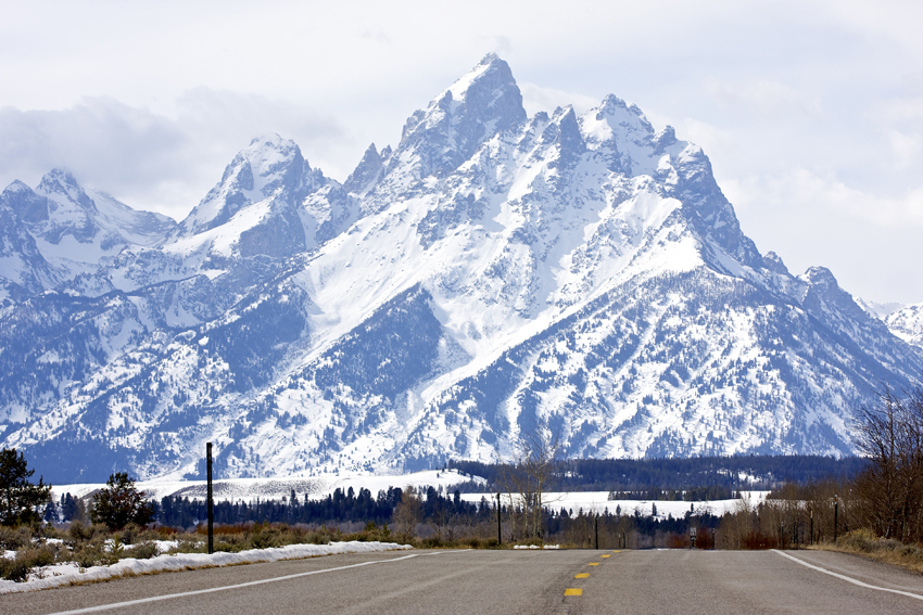 tetons road view