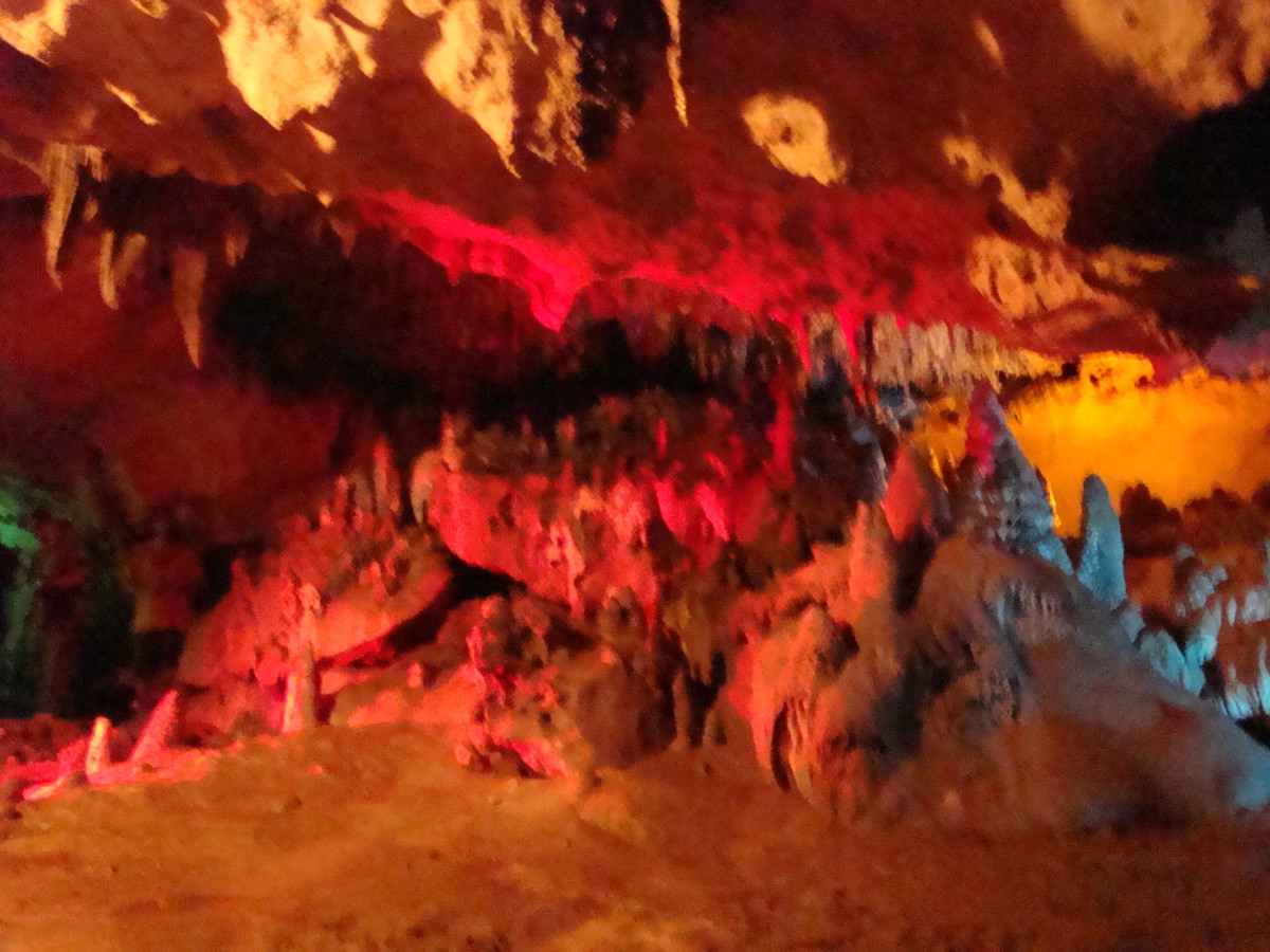 Cavern deep in the earth