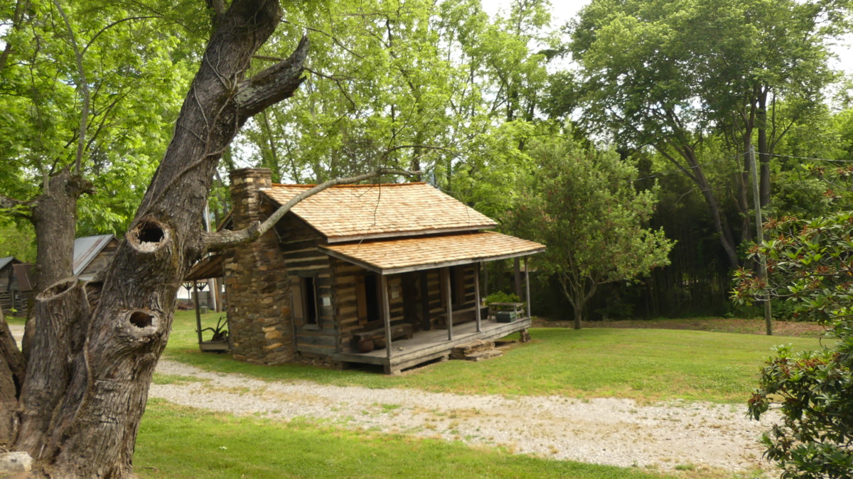Payne Cabin at museum