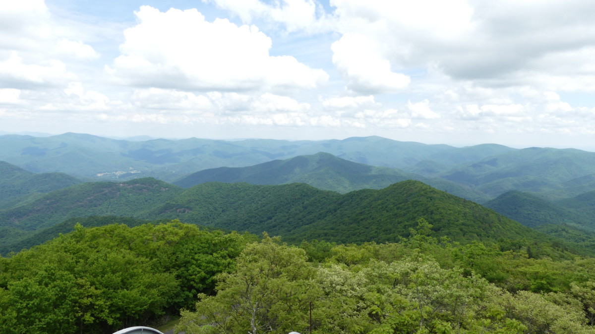 View from top of Brasstown Bald