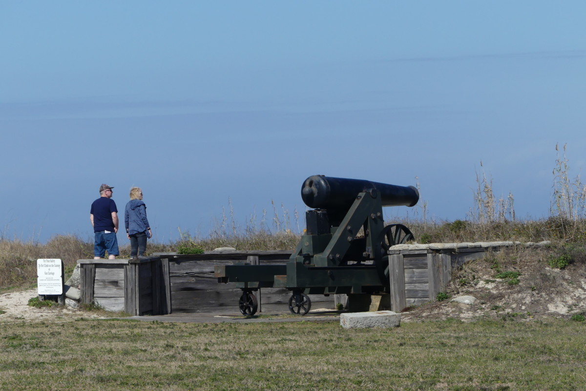 Cannon at Fort Morgan