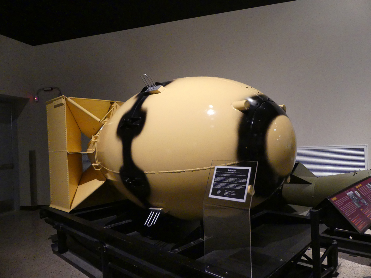 Fat Man exhibit at museum