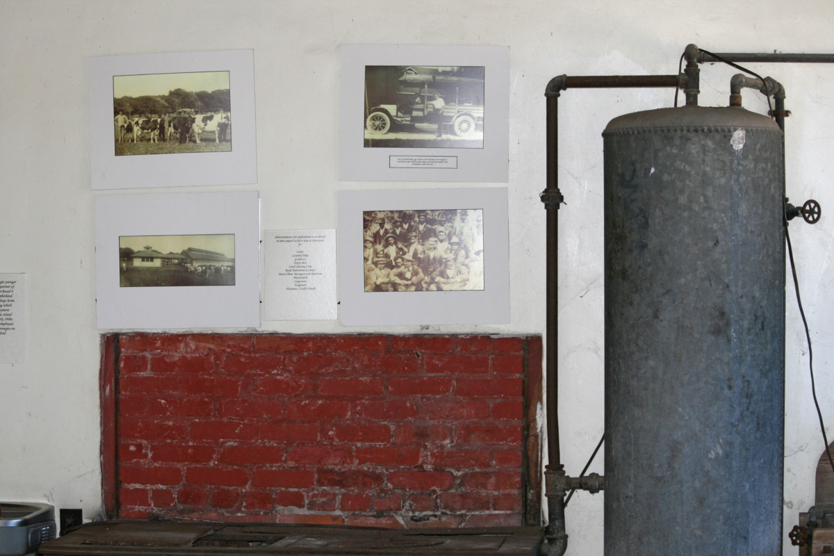 Exhibit in Icehouse Museum