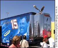 NASCAR Trailer with DataStorm