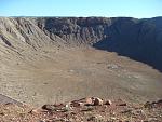 The Arizona Meteor Crater, found near Winslow on I-40, was so big I couldn't get the entire thing in my camera viewfinder.