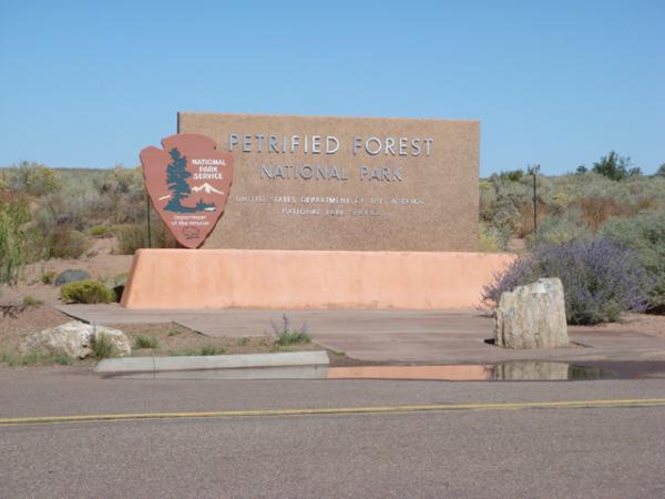 We have made it to Petrified Forest National Park in eastern Arizona off I-40.