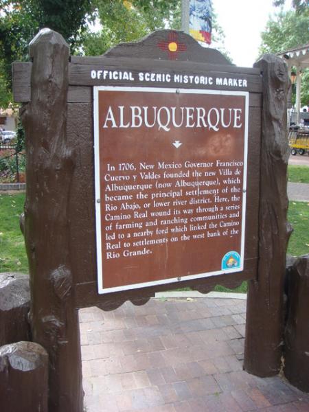 We searched around and found Old Town Albuquerque, NM. Take the historic Route 66 through the city to find it.