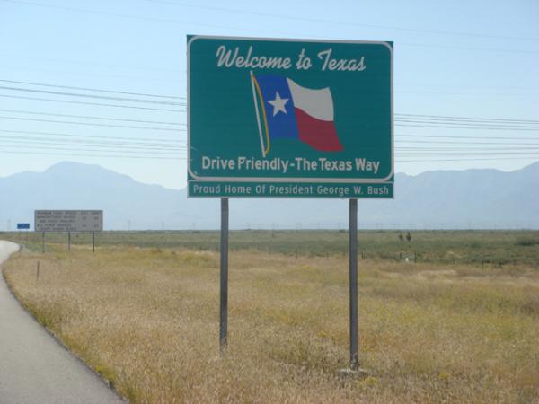 We have made it into the extreme west portion of Texas, where we'll only last a day before heading back north.