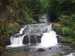 Watersmeet. Seveeral rivers converge and run out to sea further down the river at Lynton.