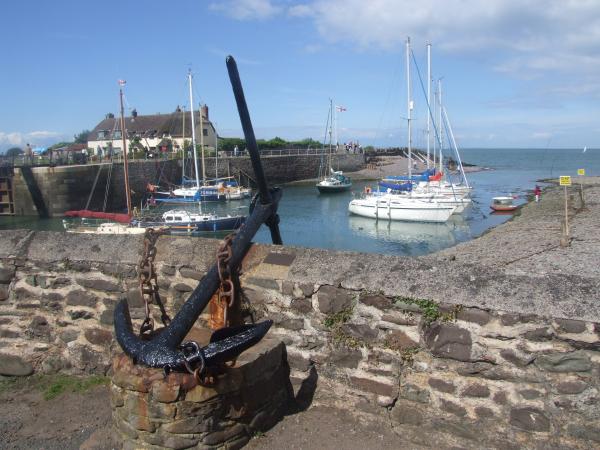Porlock Wier, one of many small harbours.