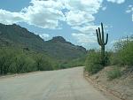 Well groomed dirt road