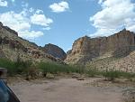 As you head west you'll see rock formations reminiscent of northern Arizona/ southern Utah.