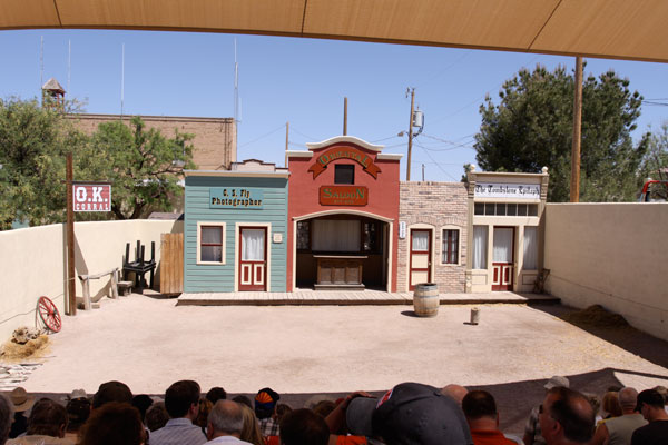 This is the set of the O.K. Corral shootout in Tombstone, AZ, where they re-enact the 20 second event from the late 1800s.