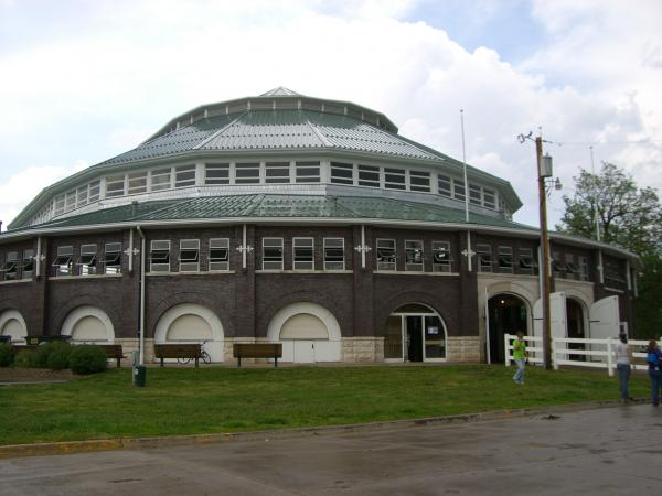 The Magnificent Round Barn at the State Fairground, Des Moines IA.