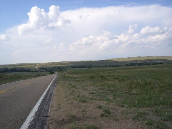 Hwy 2 in central Nebraska... the road less travelled.