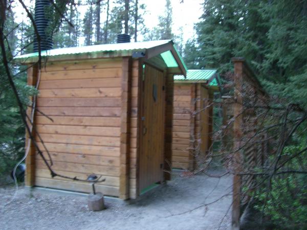 Athabasca Falls Hostel Toilets