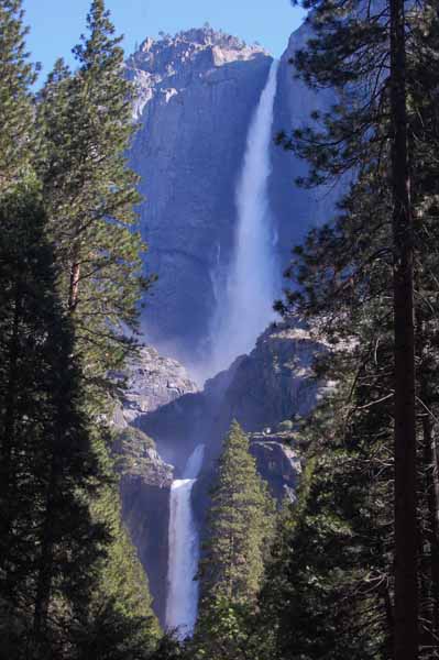Yosemite Falls in full flow.