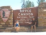 Entrance Sign for Bryce Canyon