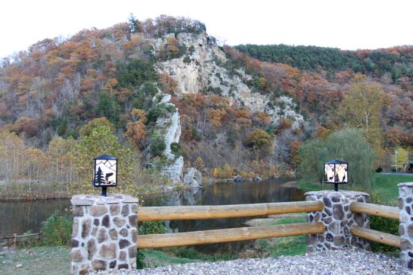 This was the view outside our lodge when we reached Cabins, WV.