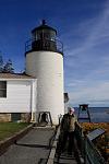 We found the Bass Harbor Head Light (lighthouse) at the southern tip of Acadia National Park.
