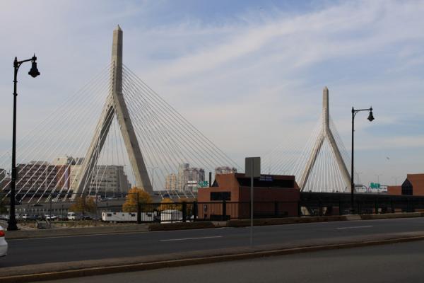 I call this the "Wishbone" bridge, which is really I-93 north heading out of Boston, MA. I don't know its official name.