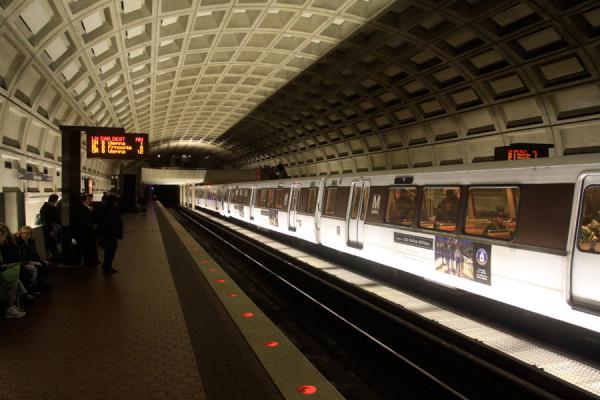 The Metro subways are our most dearest friend after walking for miles in Washington, DC.