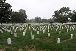 The markers of Arlington National Cemetery in Virgina are mathematically placed to make for an aesthetically pleasing pattern.