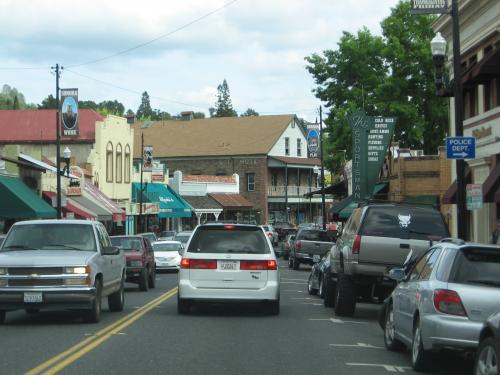 CA-49 has a number of beautiful Gold Rush era towns like this one (Sonora).