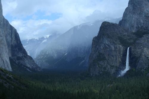 A storm moved in as I took this photo of Yosemite Valley from Tunnel View.