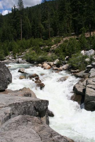 Picnic spot on Stanislaus River