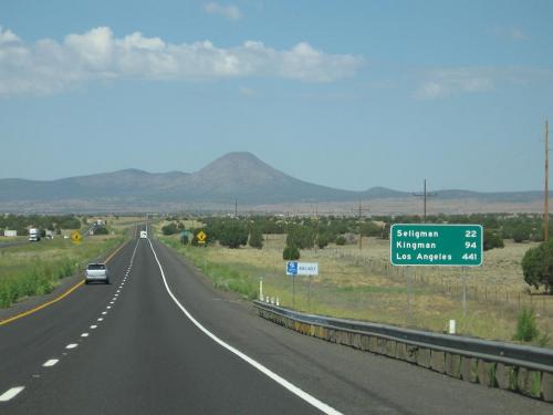 I-40 west between Ash Fork and Seligman